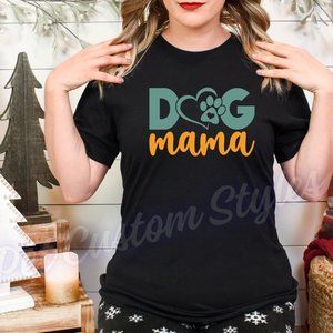 Custom Dog Mama T Shirt, Custom Pet Shirt, Dog Mama Shirt